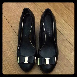Jessica Simpson wedge dress shoes size 7.5